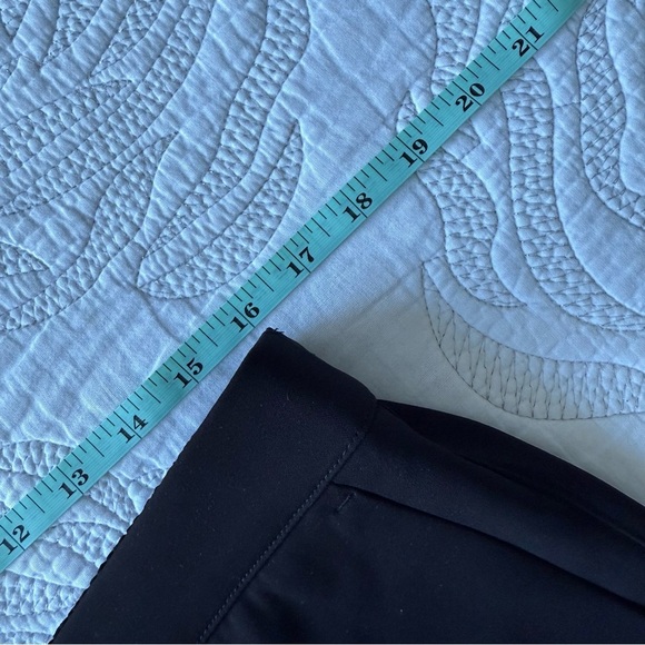 NWT - Madewell - Pull-On Straight Pants in Crepe - True Black - Picture 10 of 14